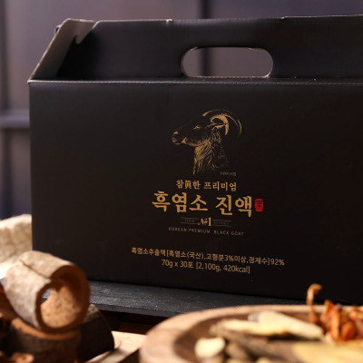 국내산 참진한 프리미엄 녹혈 흑염소 진액 1박스 70g * 30포 신정애 원장 [원산지:국산] 대표이미지 섬네일