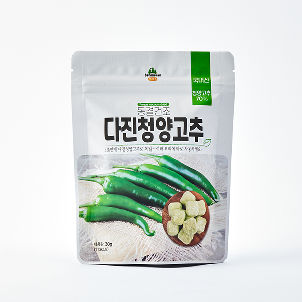 동결 건조 다진청양고추 파우치 (30g)