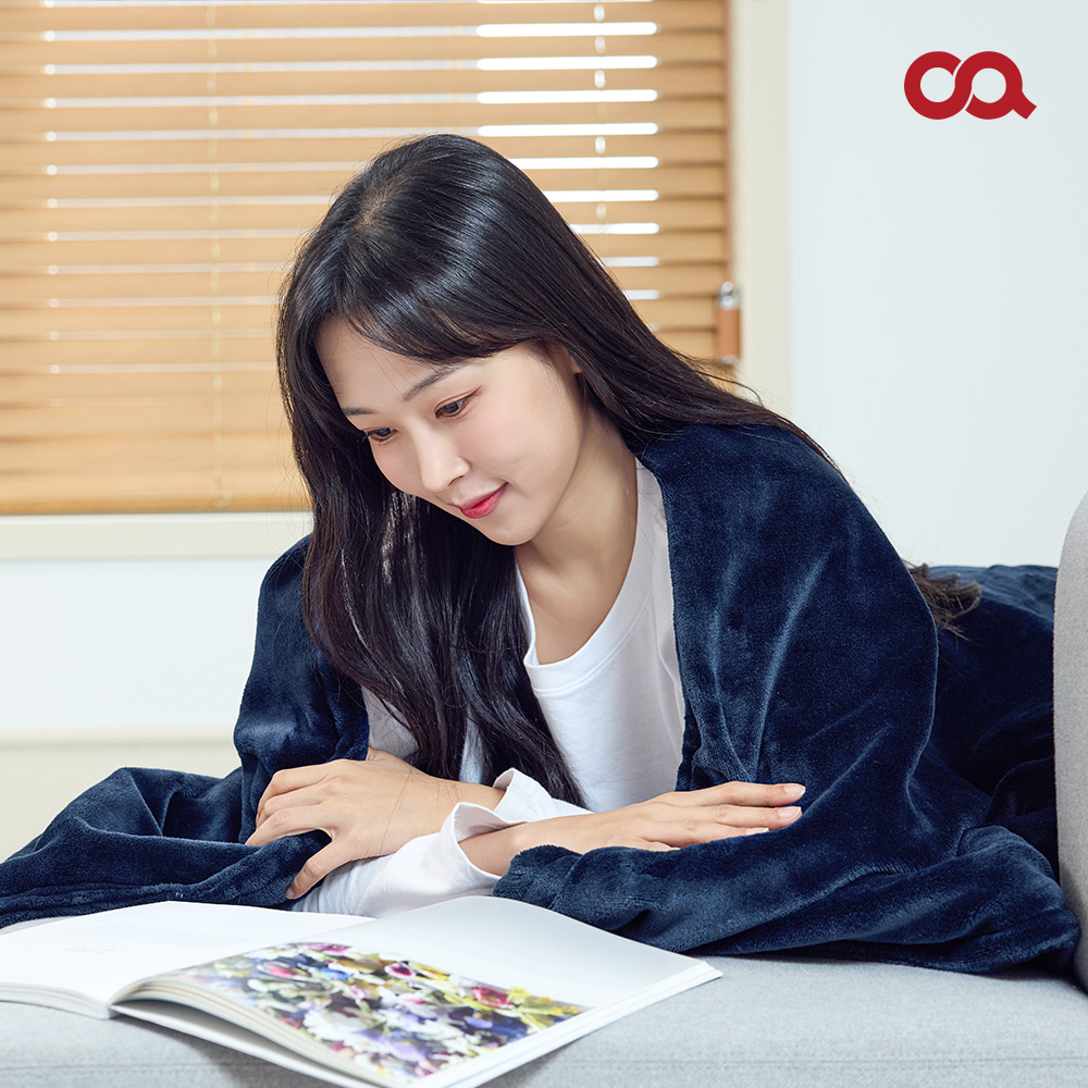 오아 포그밍 전기 무릎 담요 온열 극세사 캠핑 휴대용 사무실 차량용 전기요