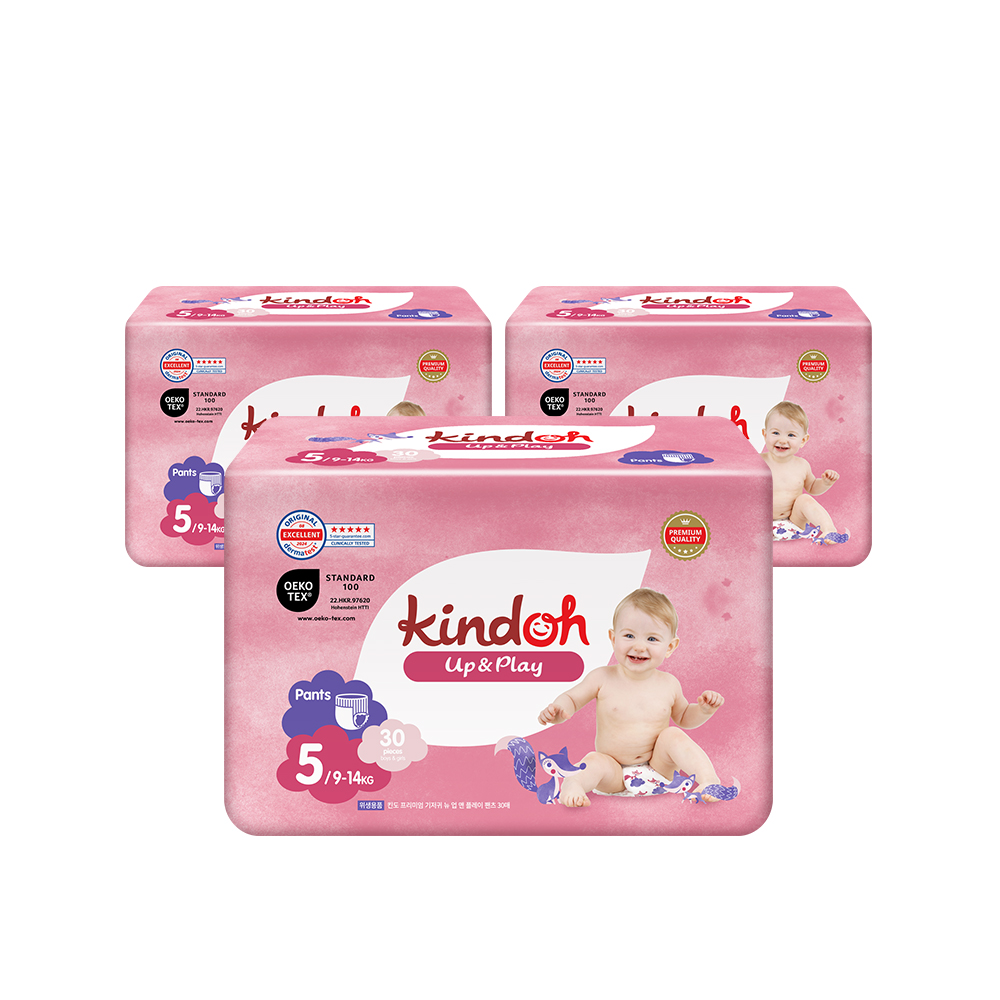 킨도 프리미엄 업앤플레이 팬티형 기저귀(단계선택)