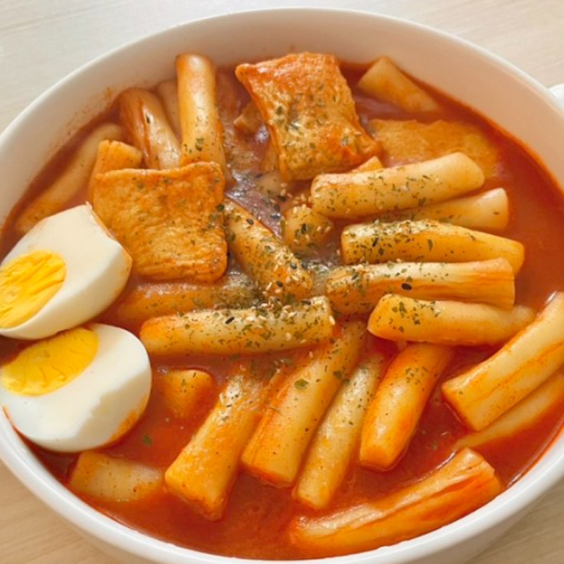 [3초떡볶이] 튀김세트 (떡볶이2팩+김말이1팩+잡채만두1팩) 매운맛