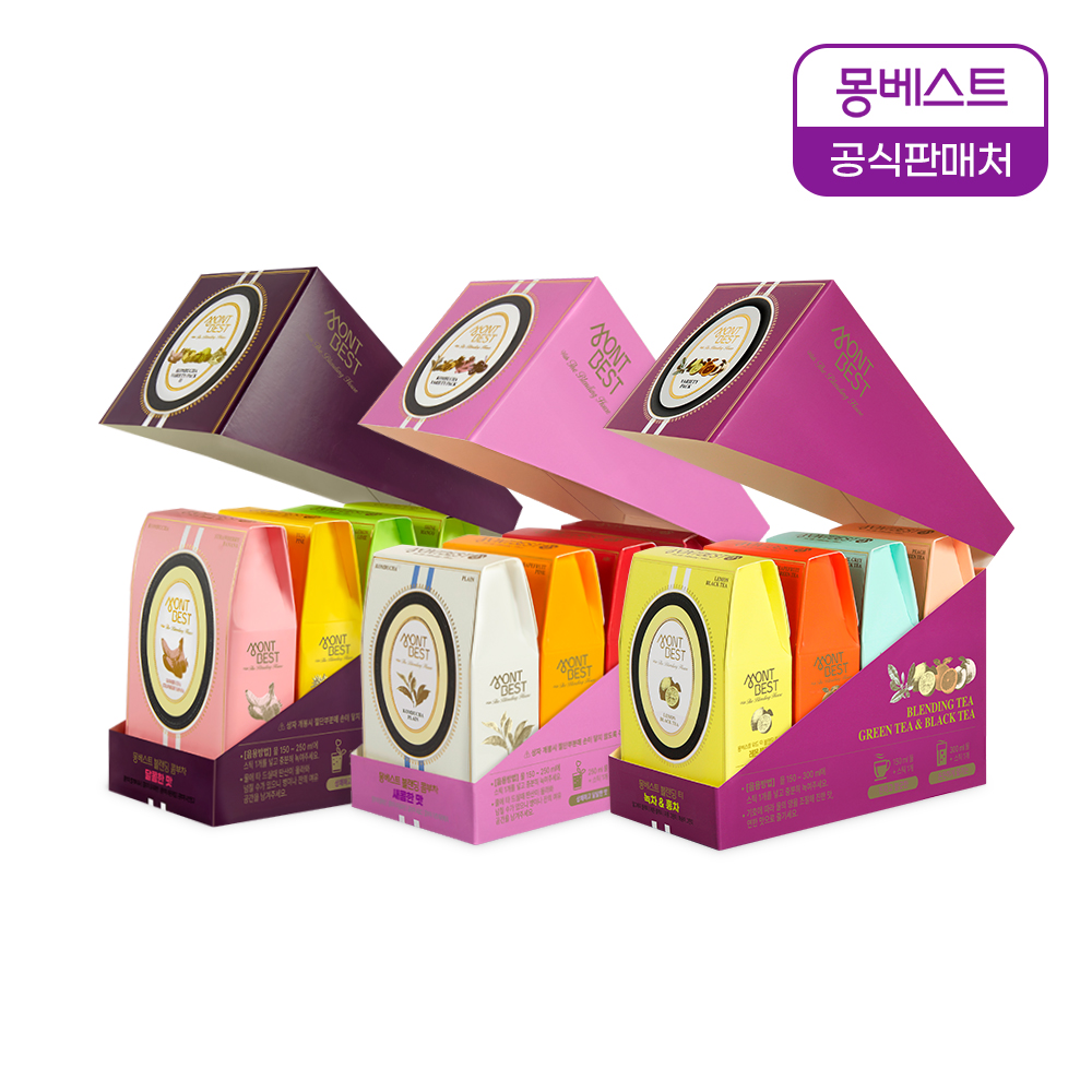 몽베스트 블랜딩 콤부차/티 모음전