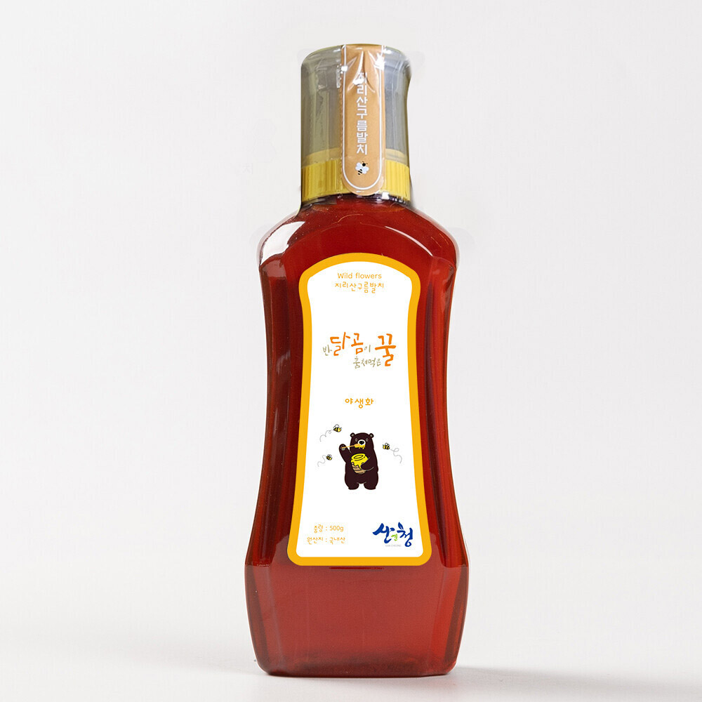 지리산 반달곰이 훔쳐먹은 산청 천연벌꿀 달곰꿀 500g