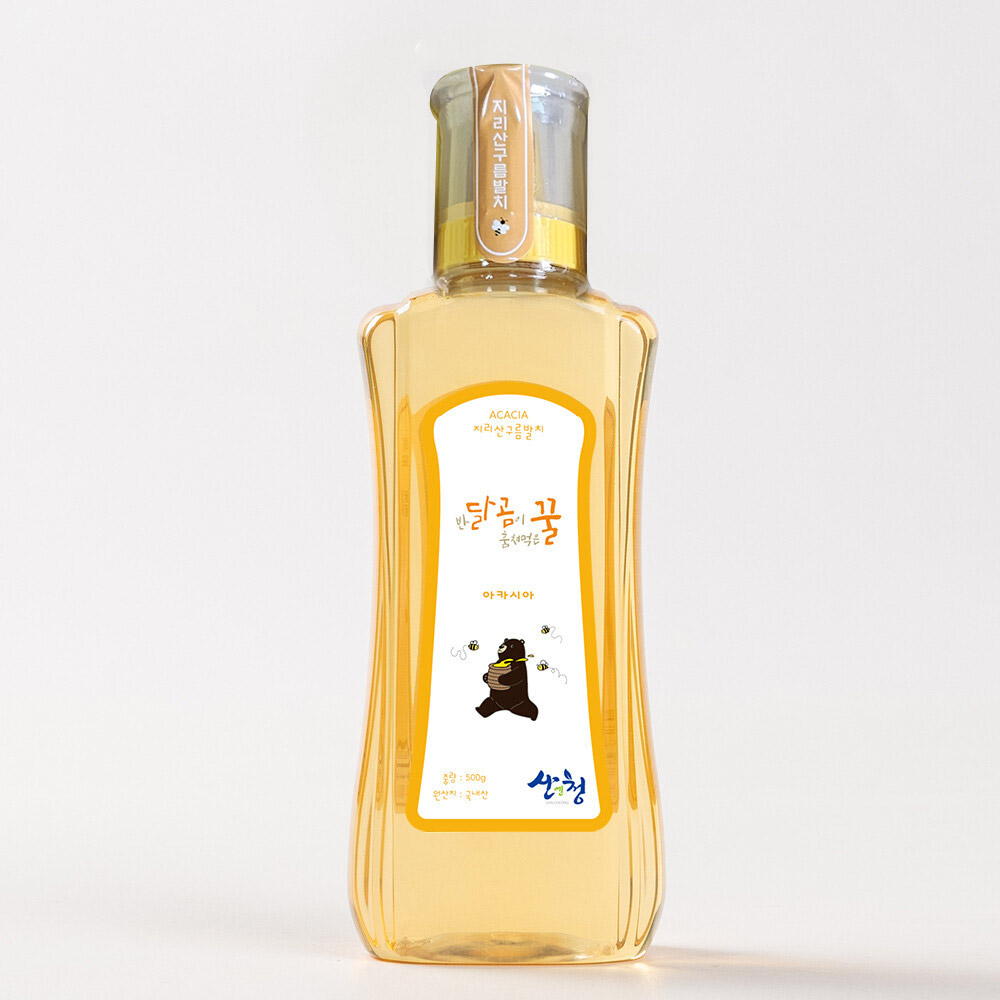 지리산 반달곰이 훔쳐먹은 산청 천연벌꿀 달곰꿀 500g 대표이미지 섬네일