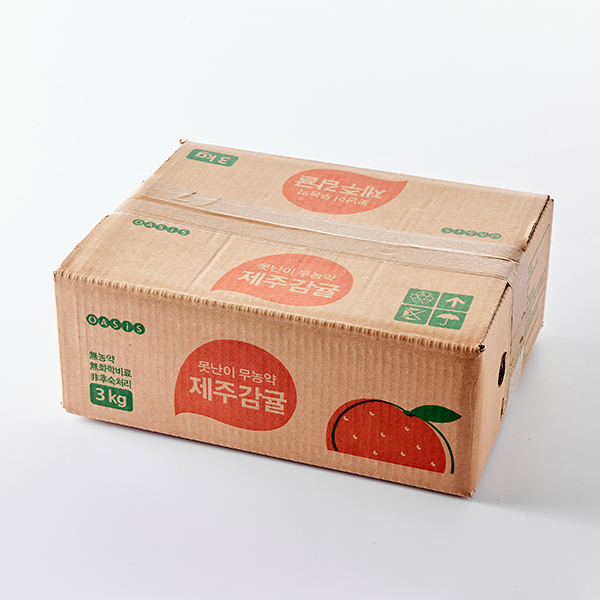 [한정판매]무농약 못난이 제주 감귤(대과 3kg/박스)