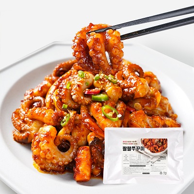 팔팔쭈꾸미 500g x 2팩 양념 쭈꾸미 볶음 캠핑 밀키트 대표이미지 섬네일