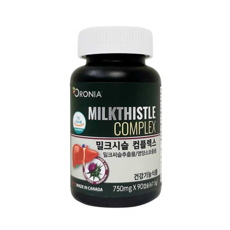 오로니아 밀크시슬 컴플렉스 750mg x 90캡슐 (3개월분)