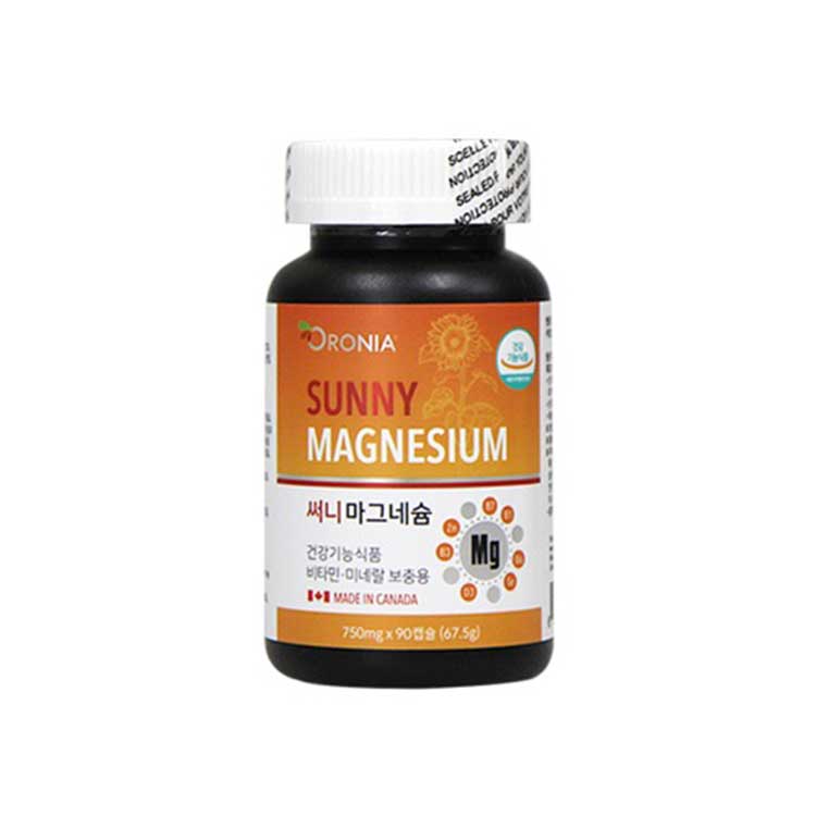 오로니아 써니 마그네슘 750mg x 90캡슐 (3개월분)