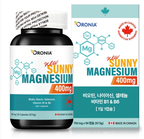 오로니아 써니 마그네슘 750mg x 90캡슐 (3개월분)