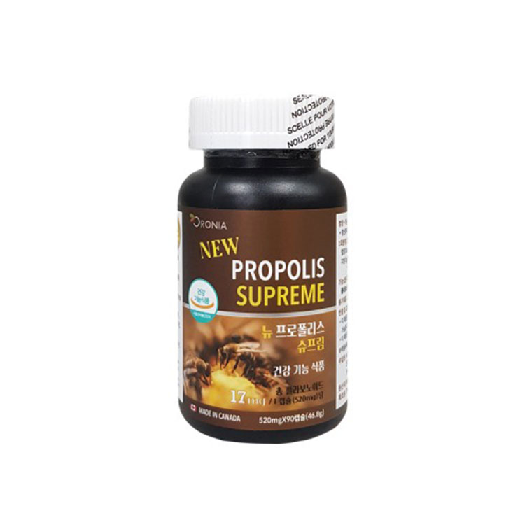 오로니아 뉴 프로폴리스 슈프림 항산화 520mg x 90캡슐 (3개월분)