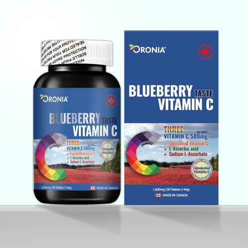 오로니아 블루베리맛 비타민C 영양제 1600mg x 180정 (6개월분)