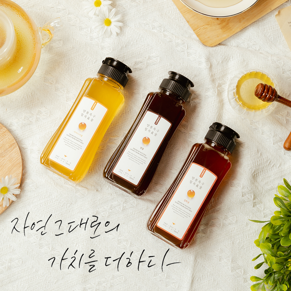 농부플러스 국산 토종꿀 잡화꿀(야생화꿀)