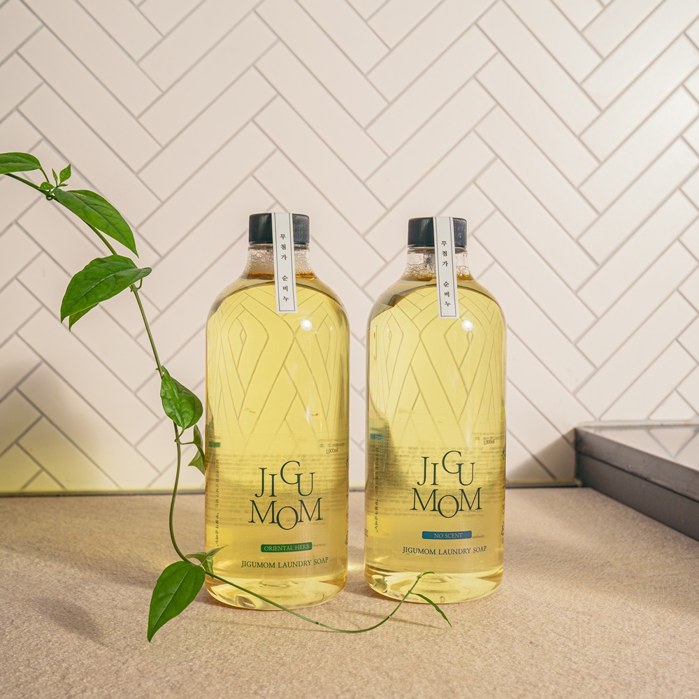 지구맘 세탁용 액상비누 오리엔탈허브향 1000ml 