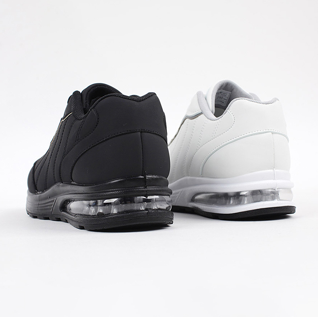 행텐 남성 옆라인 에어 가죽 키높이 운동화 4cm