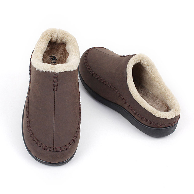 행텐 남자 방한 털안감 겨울 보온 털신 슬리퍼 3cm