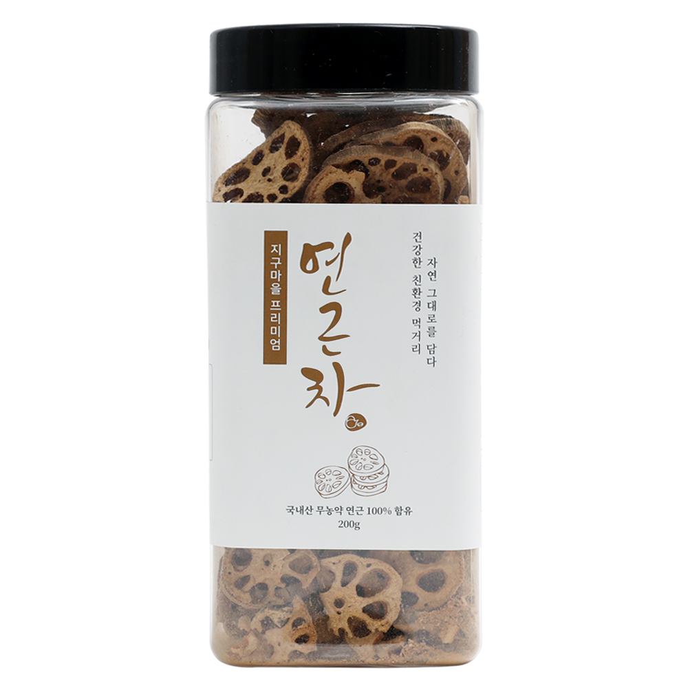 지구마을 국내산 볶은 연근차 50g ~ 200g