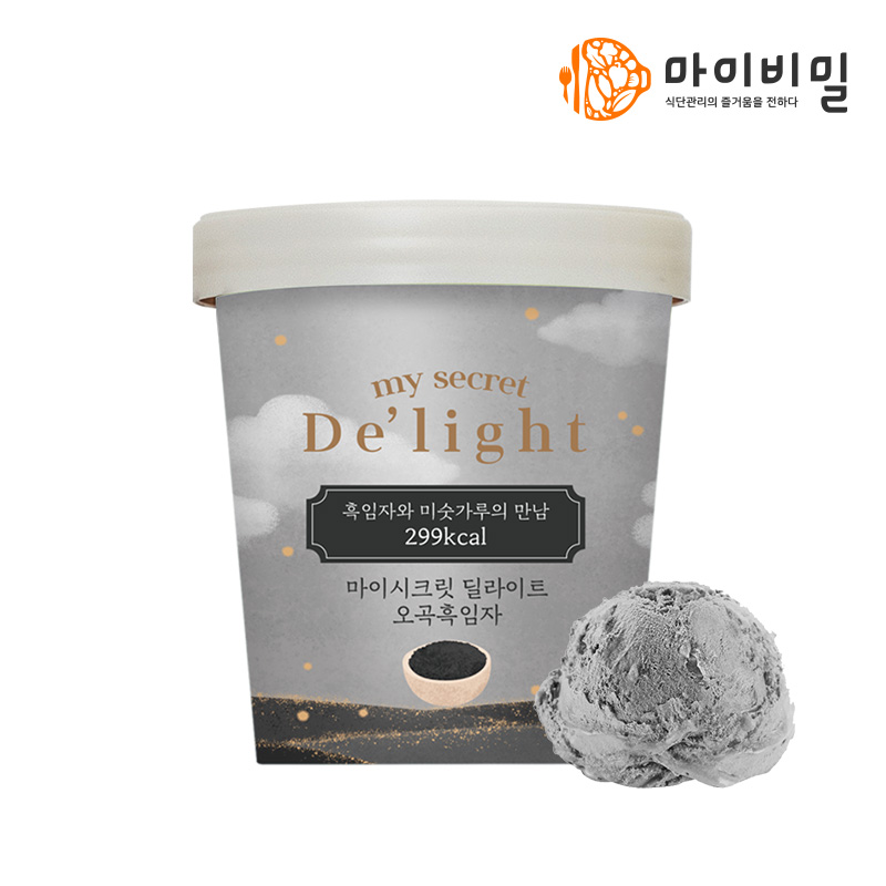 [마이비밀] 딜라이트아이스크림 474ml X 3개 (3종/옵션선택)