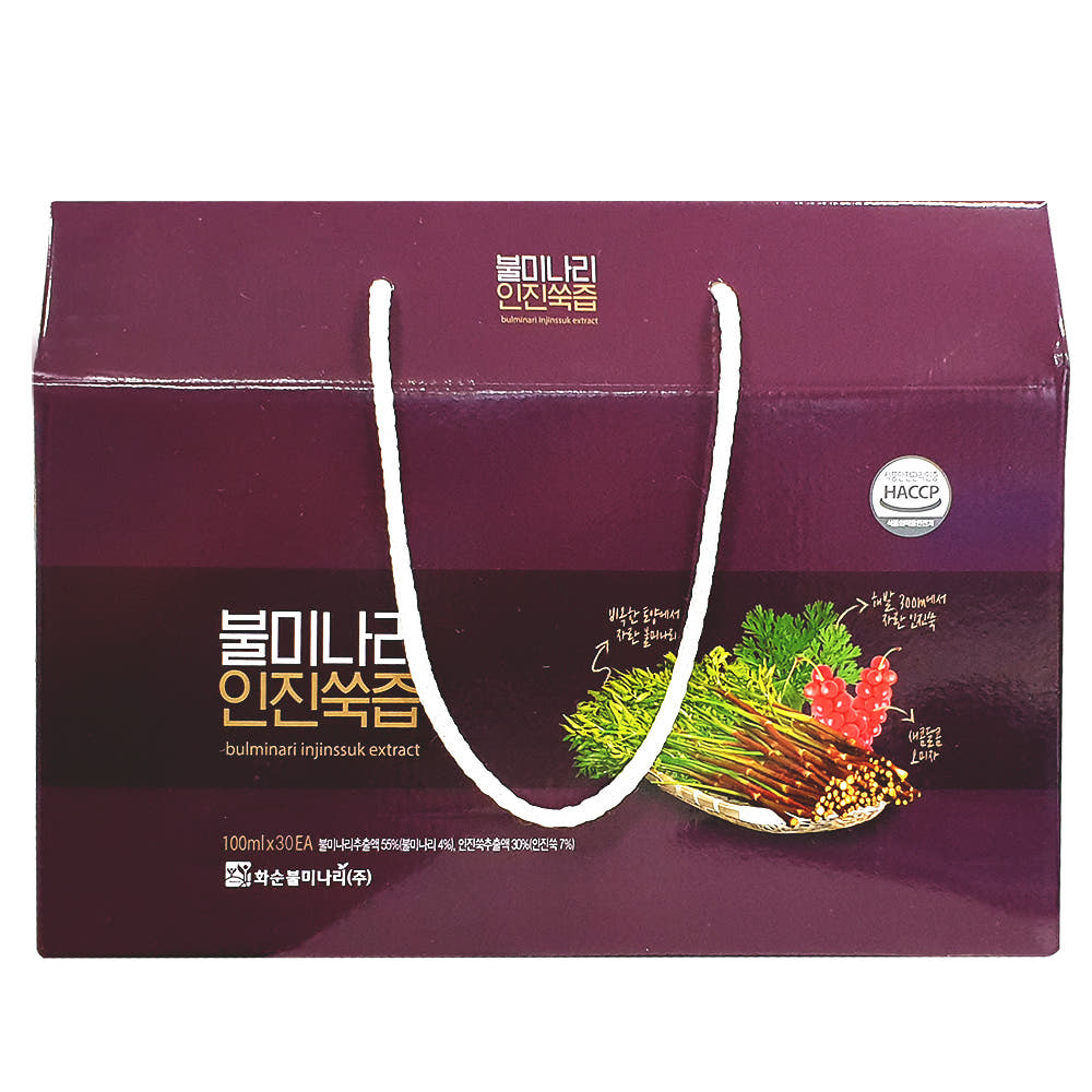 화순 불미나리 인진쑥즙 엑기스 100ml x 30포