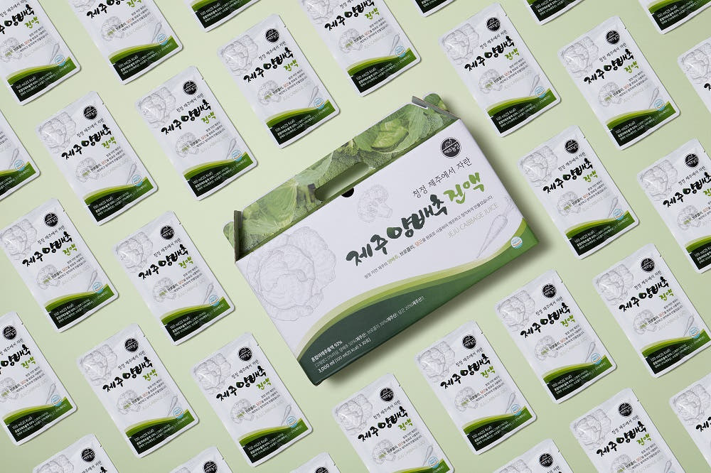 제주농장 양배추 진액 즙 100ml x 30포