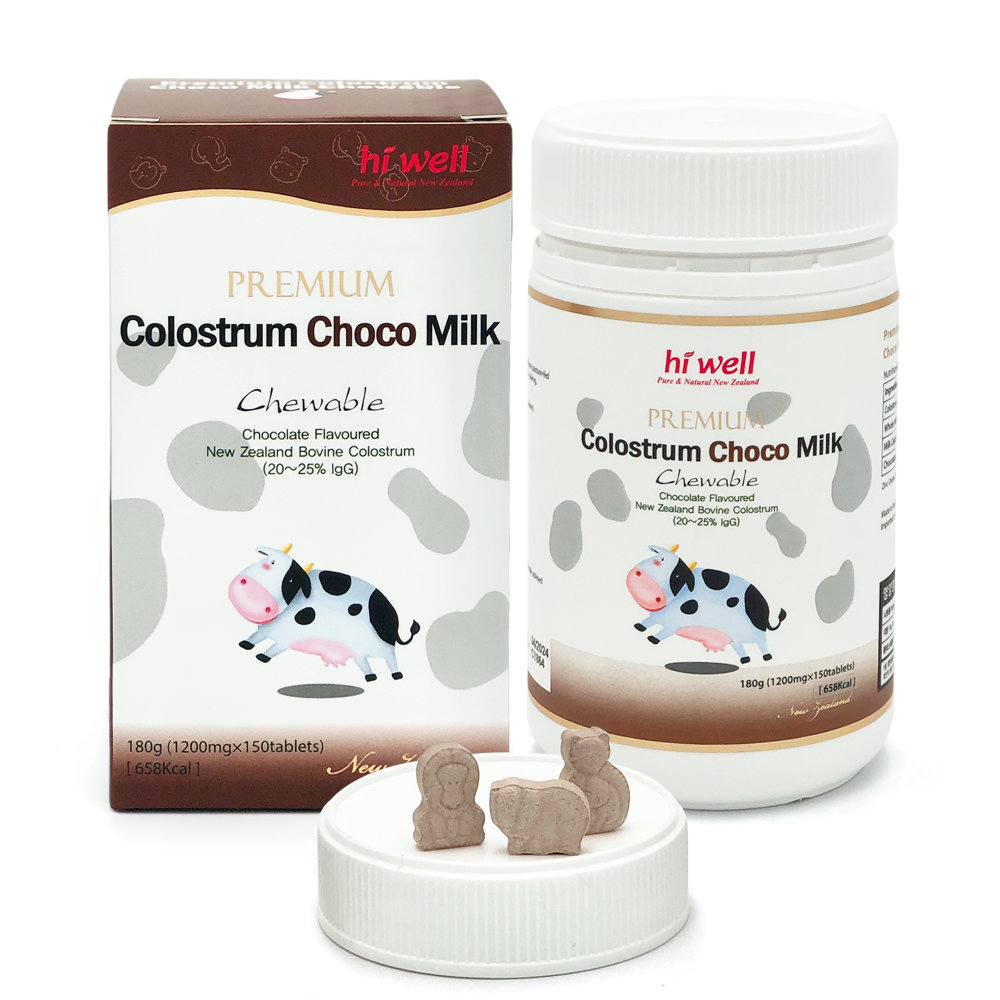 하이웰 뉴질랜드 자연방목 초코 초유 츄어블 1200mg x 150정