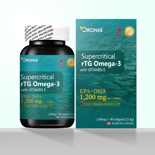 오로니아 초임계 알티지 오메가3 비타민E 엔초비 1310mg x 60캡슐 (2개월분)