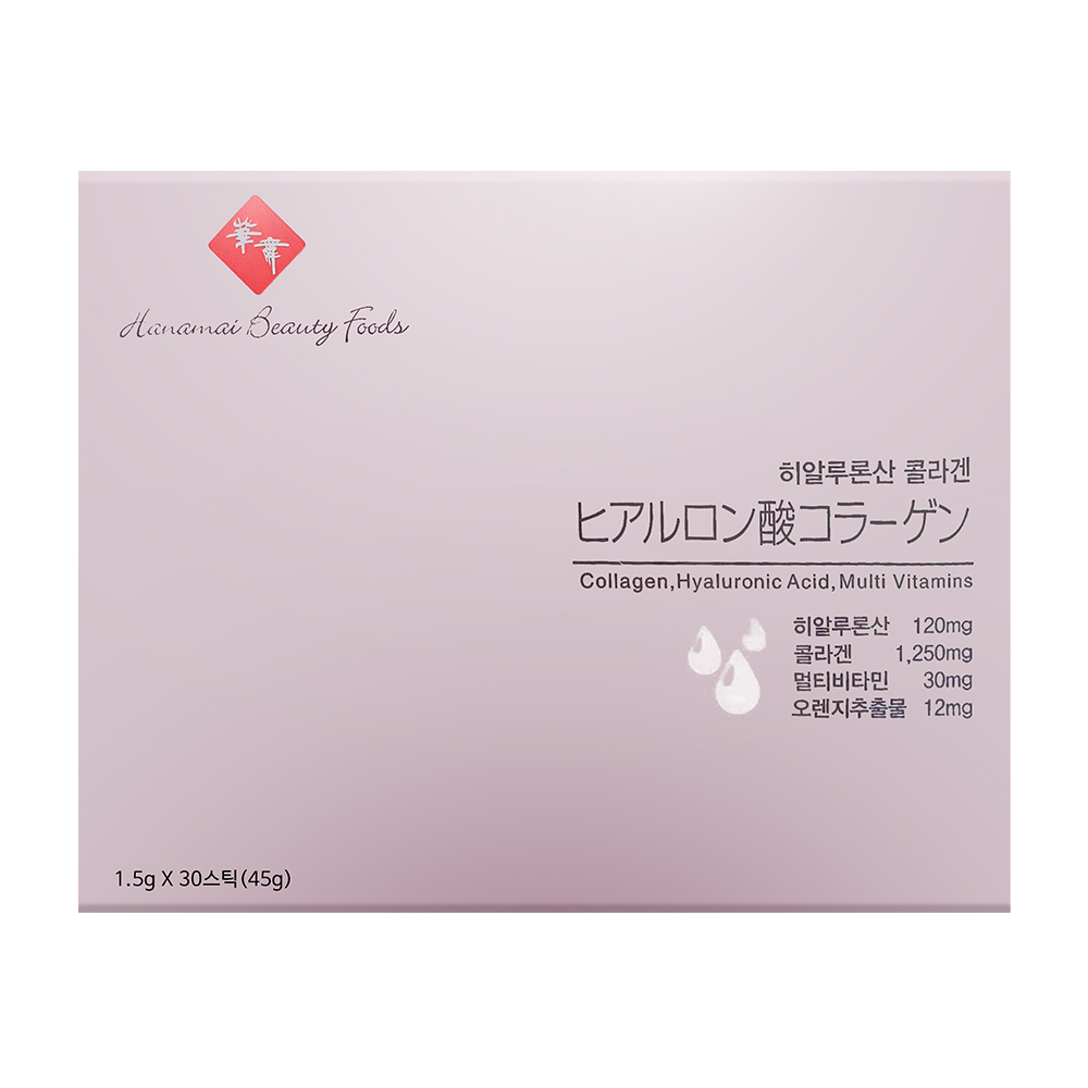 하나마이 히알루론산 콜라겐 파우더 오렌지향 1.5g x 30스틱