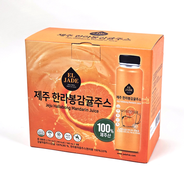 엘제이드 제주 한라봉감귤주스 340mL x 8입