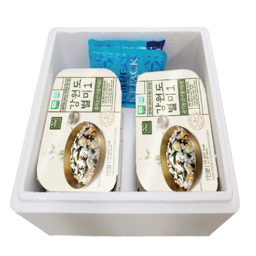 [프레띵×홈스랑] 즉석간편 유기농 산나물비빔밥 1인분, 215g × 5팩