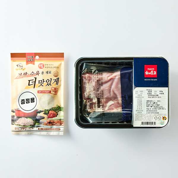 한돈 삼겹살 수육용(600g)+수육용 티백 증정 l 하이포크