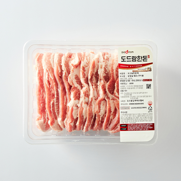 한돈 삼겹살(구이용,1kg)ㅣ도드람