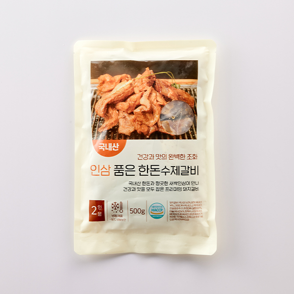  인삼품은 한돈 수제갈비 (500g)