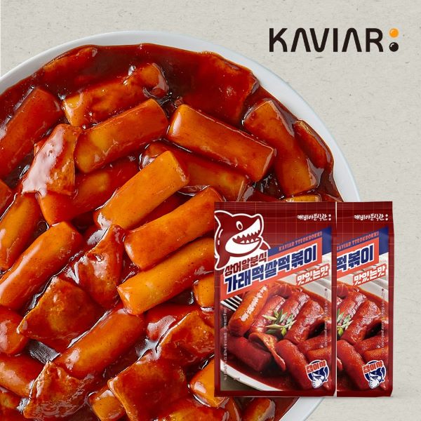 [상어알분식] 가래떡 쌀떡볶이 400g, 6팩 