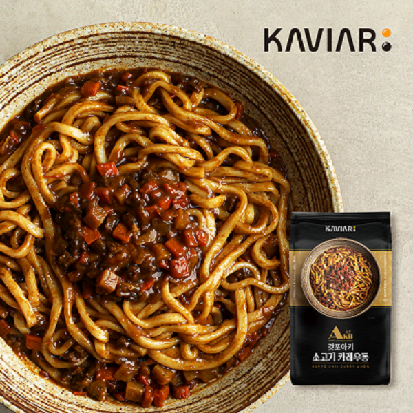 [갓포아키] 소고기 카레우동 460g, 4팩
