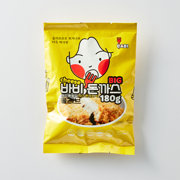 바비올리브유돈까스 제주통등심 치즈 빅 (180g)