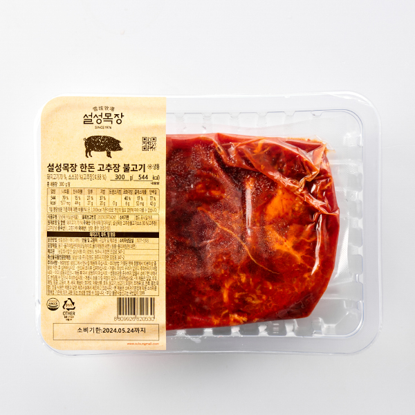 무항생제 한돈 고추장 불고기</br>(냉동 / 300g)