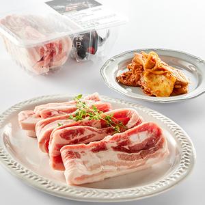 하남돼지집 한돈 삼겹살 500g + 구운김치 150g 대표이미지 섬네일