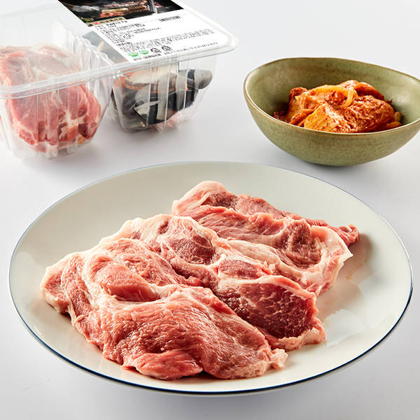 하남돼지집 한돈 목심 500g + 구운김치 150g