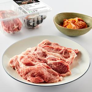 하남돼지집 한돈 목심 500g + 구운김치 150g 대표이미지 섬네일