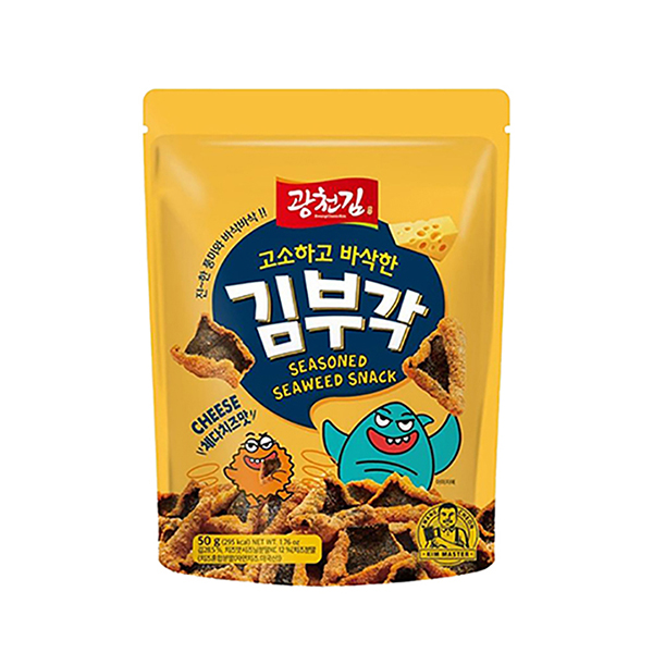 광천김 김부각 오리지널맛 50g x 20봉 외. 매콤달콤/와사비/체다치즈/허니콘소매