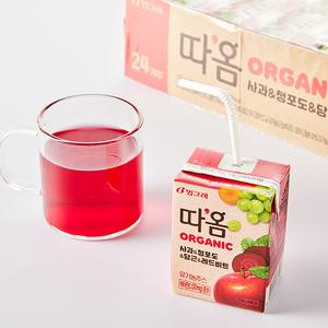 [1+1행사]따옴 오가닉 유기농  주스(사과 비트 / 120ml*24입) 대표이미지 섬네일