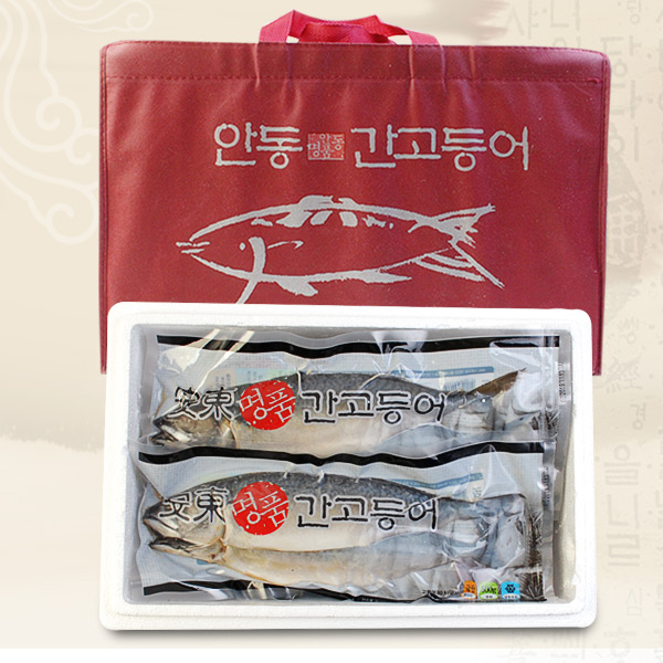 [名品]안동간고등어 선물세트 400g(6손_12마리)_부직포가방 외 4종