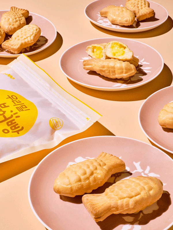 우리밀 미니 슈크림붕어빵 (50g * 10개입)
