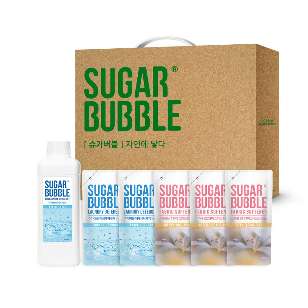 [슈가버블] NEW 세탁섬유 6종세트