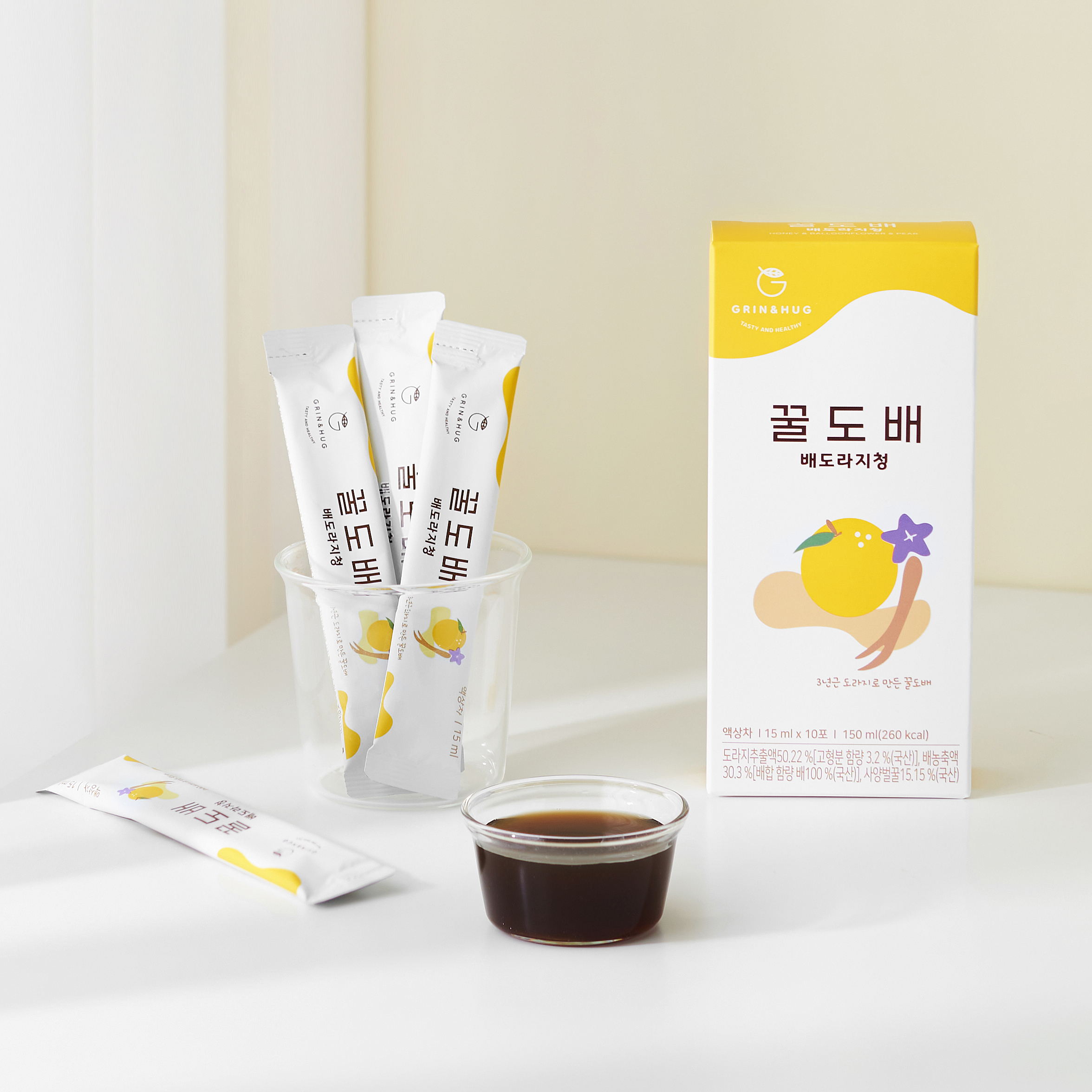 (3개 주문시 +1개 더) 3년근 약도라지 꿀도배 배도라지청 10 stick