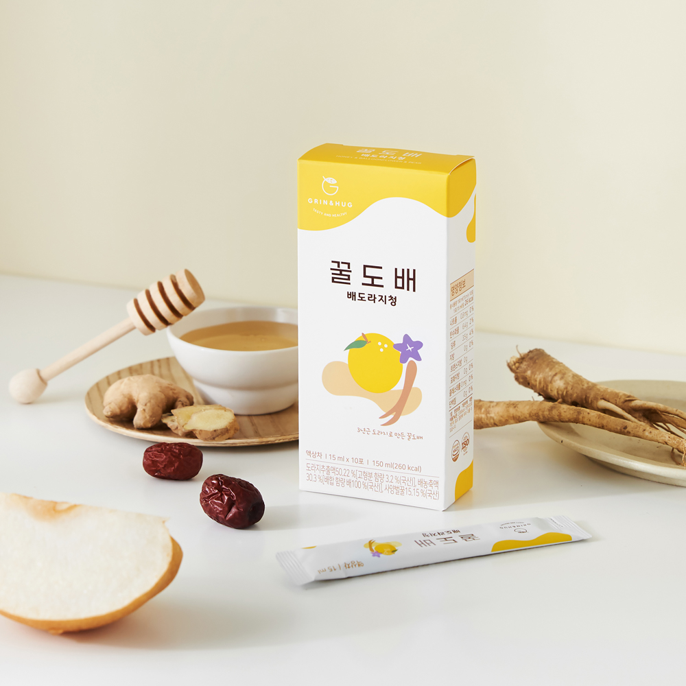 (3개 주문시 +1개 더) 3년근 약도라지 꿀도배 배도라지청 10 stick