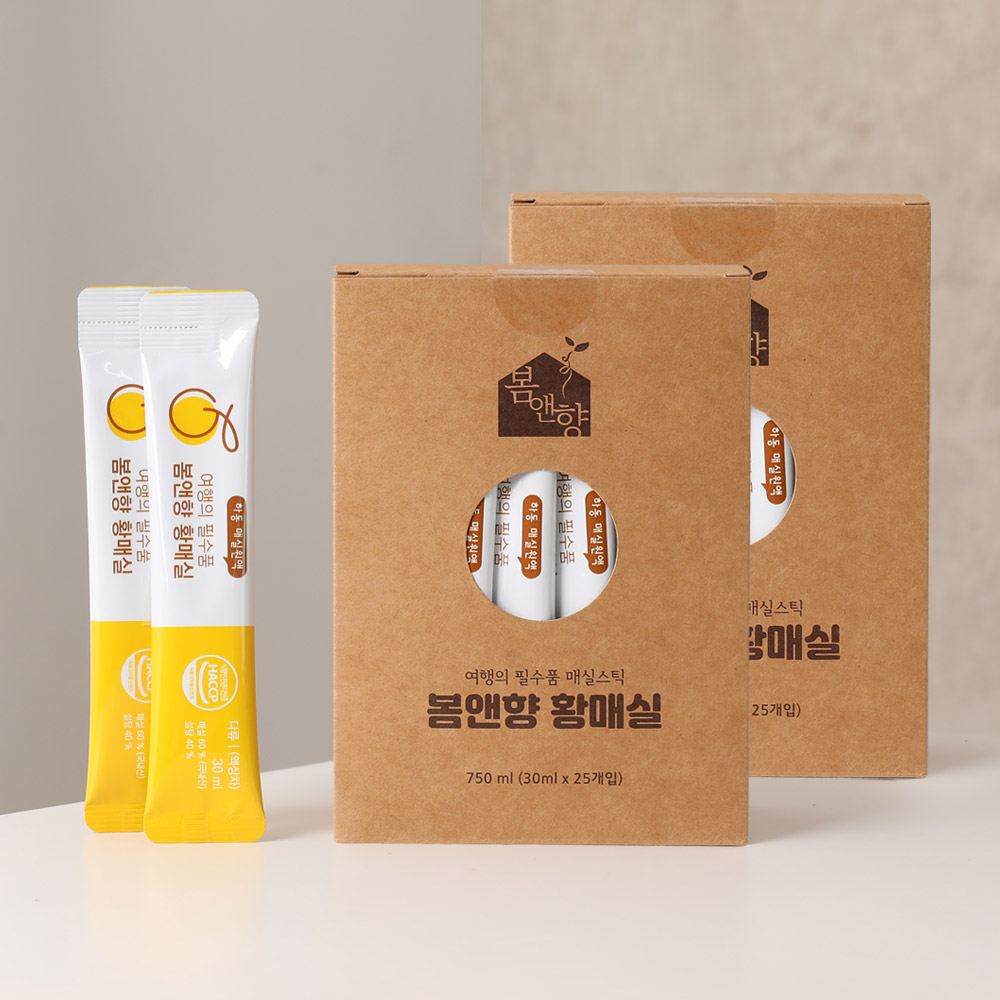 지리산 하동매실 봄앤향 황매실청 매실스틱 30ml x 50포