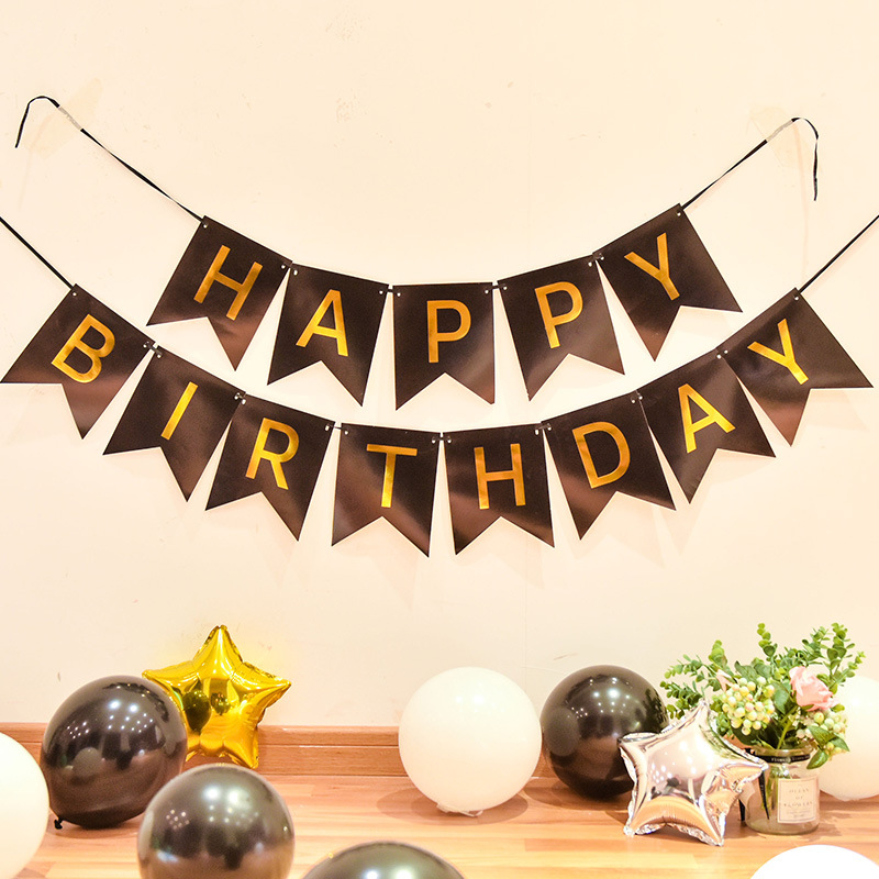 빼다 생일축하 해피버스데이 홈파티 벽걸이 가랜드
