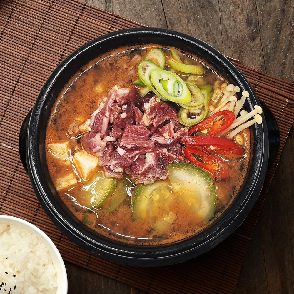 지구마을 칠곡 고깃집 한우 된장찌개 200g (2팩/4팩/6팩)