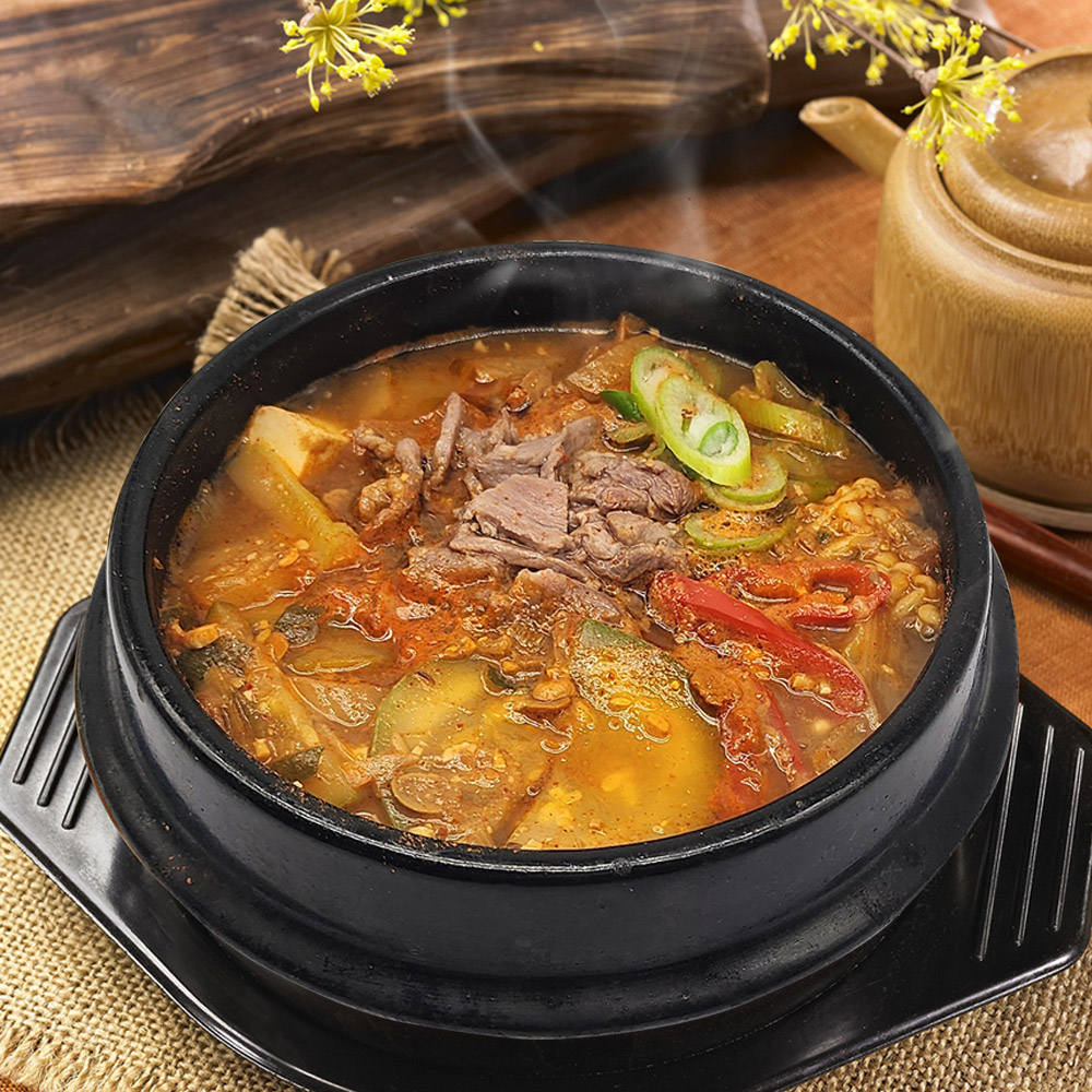 지구마을 칠곡 고깃집 한우 된장찌개 200g (2팩/4팩/6팩)