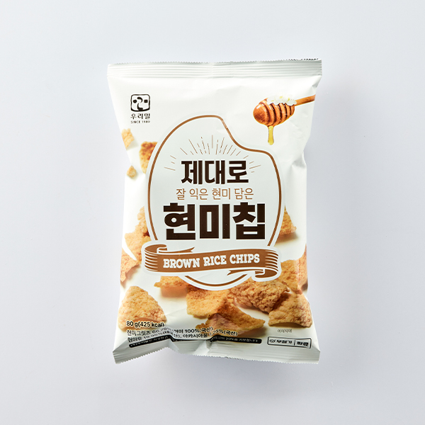 제대로 잘 익은 현미 담은 현미칩 (80g)